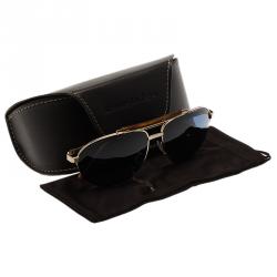 Ermenegildo Zegna Silver and Light Brown EZ0007 Aviators