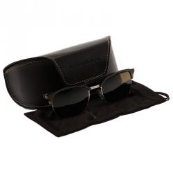 Ermenegildo Zegna Tortoise Frame EZ0047 Half Rimmed Oval Sunglasses