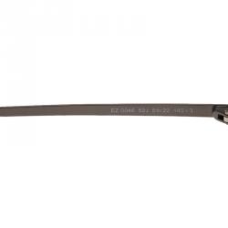 Ermenegildo Zegna Tortoise Frame EZ0046 Half Rimmed Round Sunglasses