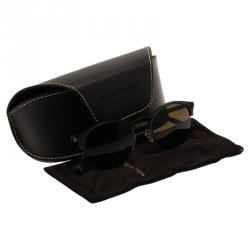 Ermenegildo Zegna Tortoise Frame EZ0046 Half Rimmed Round Sunglasses