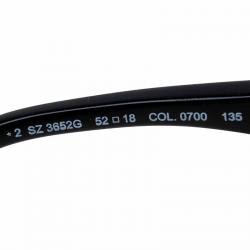 Pre Owned Ermenegildo Zegna Black SZ3652G Wayfarers