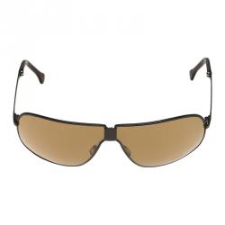 Ermenegildo Zegna Black SZ3124 Foldable Shield Sunglasses