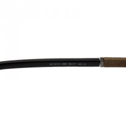 Ermenegildo Zegna Silver and Black EZ0013 Aviators
