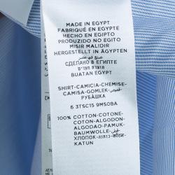 Pre Owned Ermenegildo Zegna Formal Pinstripe Shirt L