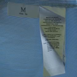 Pre Owned Ermenegildo Zegna Pinstripe Formal Shirt L