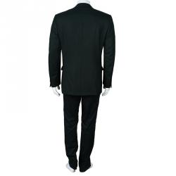 Pre Owned Ermenegildo Zegna Men's Charcoal Traveller Wool Blazer M