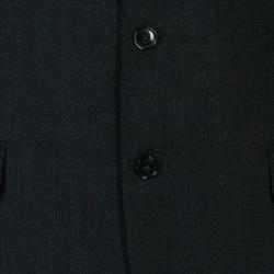 Pre Owned Ermenegildo Zegna Men's Charcoal Traveller Wool Blazer M