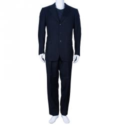 Ermenegildo Zegna Men's Black Trofeo Wool Suit M