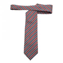 Pre Owned رباط عنق ايرمنيجيلدو زينيا أزرق وأحمر