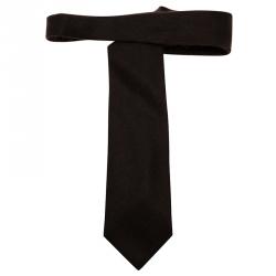 Pre Owned ربطة عنق ايرمنيجيلدو زينيا خليط حرير وموهير بني