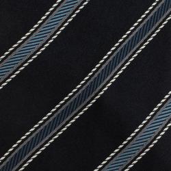 Pre Owned ربطة عنق ايرمنيجيلدو زينيا حرير أزرق مخطط 