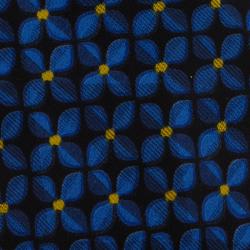 Pre Owned ربطة عنق ايرمنيجيلدو زينيا حرير أزرق مطبوع مورد