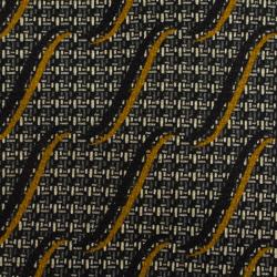 Pre Owned Ermenegildo Zegna Grey and Brown Woven Silk Tie