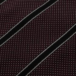 Pre Owned Ermenegildo Zegna Couture Multicolor Striped Silk Woven Traditional Tie