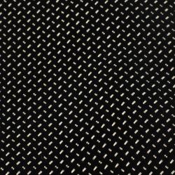 Pre Owned Ermenegildo Zegna Black Textured Silk Traditional Tie