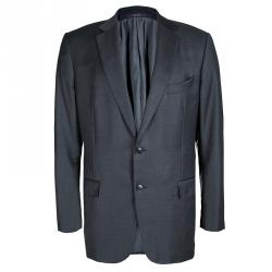 Pre Owned Ermenegildo Zegna Grey Trofeo Regular Fit  Suit XXXL