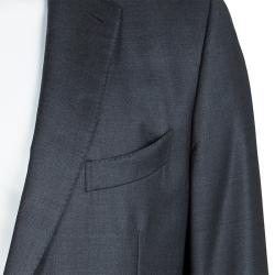 Pre Owned Ermenegildo Zegna Grey Trofeo Regular Fit  Suit XXXL