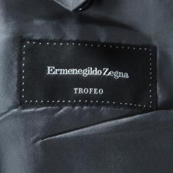 Pre Owned Ermenegildo Zegna Grey Trofeo Regular Fit  Suit XXXL
