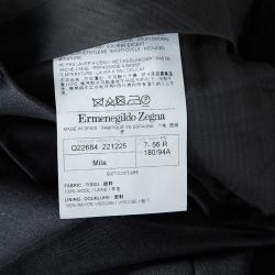 Pre Owned Ermenegildo Zegna Grey Trofeo Regular Fit  Suit XXXL