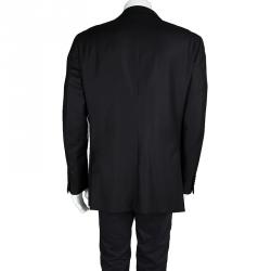 مملوكة مسبقًا جاكيت بليزر إيرمنجليدو زينيا تروفيو صوف أسود XXXL