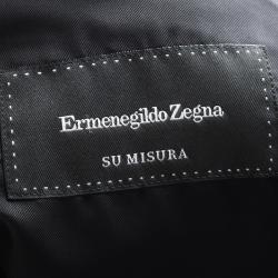 Ermenegildo Zegna Black Wool High Performance Regular Fit Suit 5XL