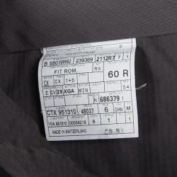Ermenegildo Zegna Black Wool High Performance Regular Fit Suit 5XL