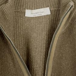 Pre Owned بلوفر ايرمنيجيلدو زينيا كشمير بيج للرجال XL