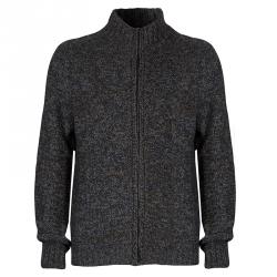 Pre Owned Ermenegildo Zegna Men's Grey Cashmere Cardigan M