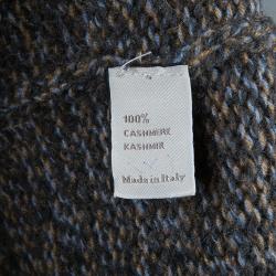 Pre Owned Ermenegildo Zegna Men's Grey Cashmere Cardigan M