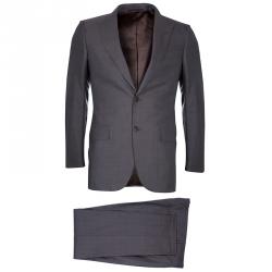 Ermenegildo Zegna Men's Brown Wool Suit M