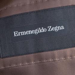 Ermenegildo Zegna Men's Brown Wool Suit M