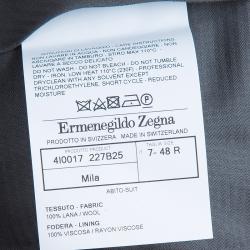 Ermenegildo Zegna Men's Brown Wool Suit M