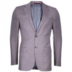 Ermenegildo Zegna Men's Grey/Brown Striped Suit M