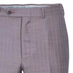 Ermenegildo Zegna Men's Grey/Brown Striped Suit M