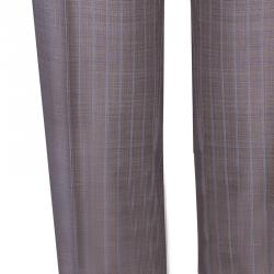 Ermenegildo Zegna Men's Grey/Brown Striped Suit M