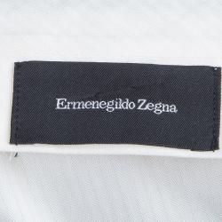 Ermenegildo Zegna Men's Grey/Brown Striped Suit M