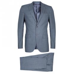 Pre Owned Ermenegildo Zegna  Grey Wool Suit M