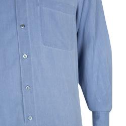 مملوكة مسبقًا Ermenegildo Zegna Men's Blue Denim Shirt M