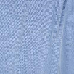 مملوكة مسبقًا Ermenegildo Zegna Men's Blue Denim Shirt M