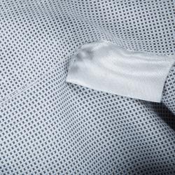 Pre Owned Ermenegildo Zegna Grey Dotted Shirt L