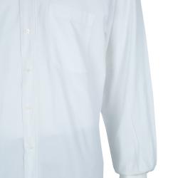 Pre Owned Ermenegildo Zegna White Button Down Shirt L