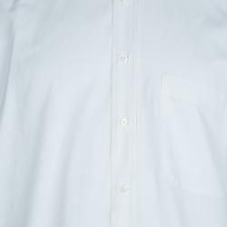 Pre Owned Ermenegildo Zegna White Button Down Shirt L