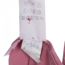 Pre Owned Ermenegildo Zegna Pink Cotton Shirt M