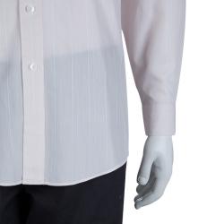 Pre Owned قميص ايرمنيجيلدو زينيا بأكمام طويلة وأزرار أمامية مخطط وردي فاتح XL