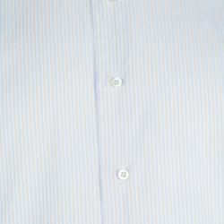 Pre Owned قميص ايرمنيجيلدو زينيا قطن مخطط بألوان متعددة بأكمام طويلة وأزرار أمامية L