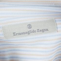 Pre Owned قميص ايرمنيجيلدو زينيا قطن مخطط بألوان متعددة بأكمام طويلة وأزرار أمامية L