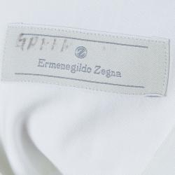 Pre Owned Ermenegildo Zegna White Long Sleeve Buttondown Cotton Shirt L