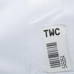 Pre Owned Ermenegildo Zegna White Long Sleeve Buttondown Cotton Shirt L