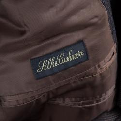 Pre Owned بليزر ايرمنيجيلدو زينيا تويل بني L