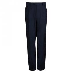 Ermenegildo Zegna Navy Blue Striped Pant Suit L